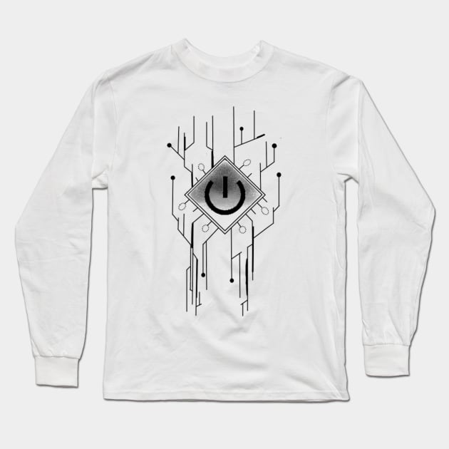 hack on Long Sleeve T-Shirt by Axouu